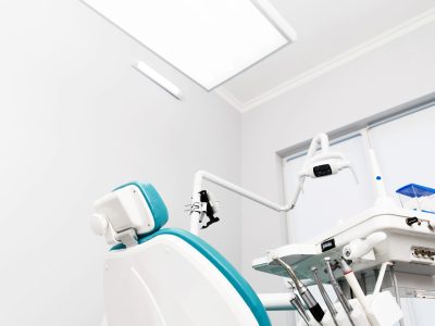 Equipment and dental instruments in dentist's office. Tools clos Equipment and dental instruments in dentist's office. Tools close-up.